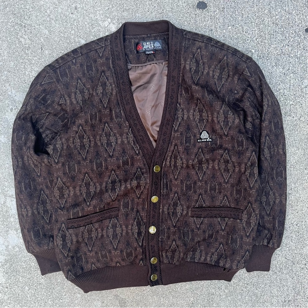 Vintage paisley print cardigan